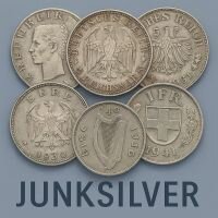 
Junksilver – Silberm&uuml;nzen aus aller Welt...