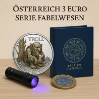 Oesterreich - 3 Euro Serie - Fantastische Fabelwesen