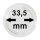 Lindner Kapseln - 33,5 mm - 10er Pack