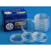 Runde Münze mit geprägtem Portraitprofil-Motiv,...