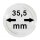 Lindner Kapseln - 35,5 mm - 10er Pack