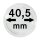 Lindner Kapseln - 40,5 mm - 10er Pack