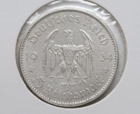 Deutsches Reich 5 Reichsmark 1934 - A - Garnisonskirche mit Datum*