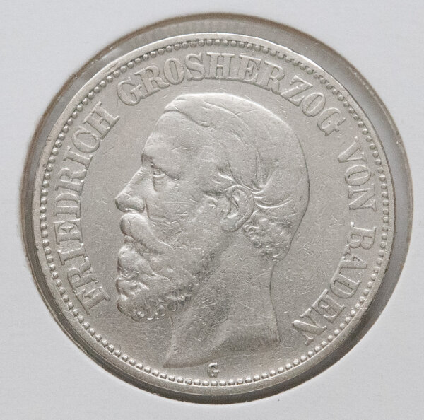 Deutsches Reich 2 Mark 1898 - Friedrich Großherzog v. Baden*
