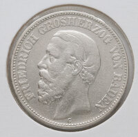 Deutsches Reich 2 Mark 1898 - Friedrich Großherzog v. Baden*