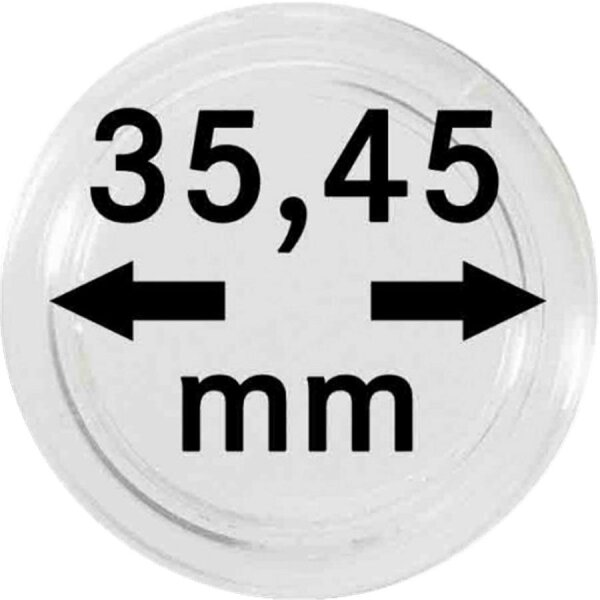 Runde Münze mit geprägtem Portraitprofil-Motiv, Brilliant Uncirculated, feine Oberflächenstruktur.