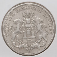 5 Mark 1903 J, Vorderseite mit dem Großen...