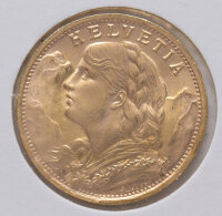 Schweiz 20 Franken 1935 - Vreneli