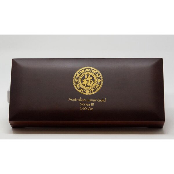 Runde Münze mit geprägtem Tiger-Motiv, Brilliant Uncirculated, feine Oberflächenstruktur.