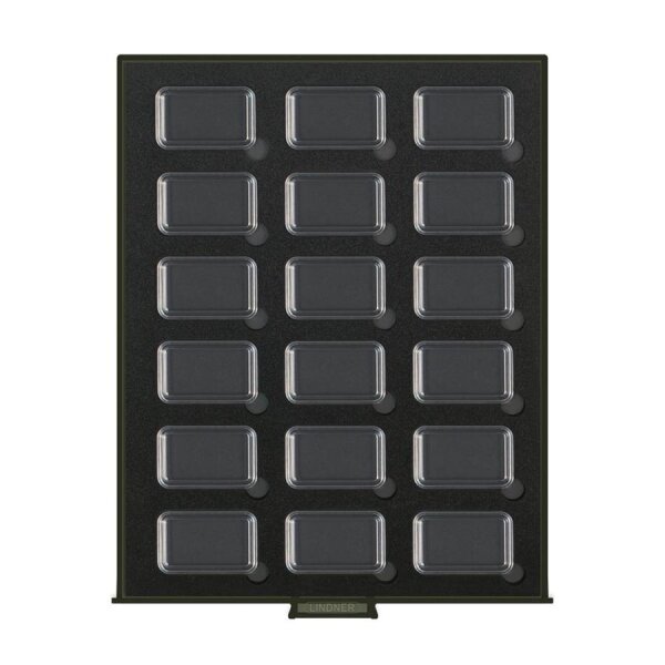 Rechteckiger Barren mit geprägtem Portraitprofil-Motiv, Brilliant Uncirculated, feine