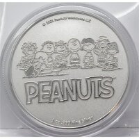 Silver Round Peanuts / Charly Brown 1 oz.
