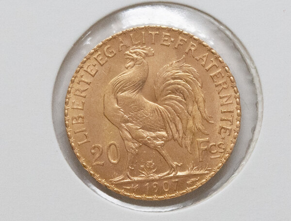 Frankreich 20 Francs 1907 - Marianne