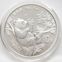 China 10 Yuan 1995 - Panda - Silber 1 oz.*