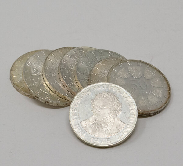 Österreich 50 Schilling ab 1974,diverse*