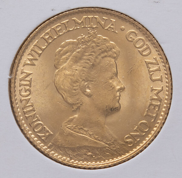 Niederlande 10 Gulden 1917 - Wilhelmina