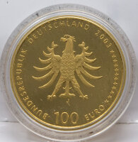 Deutschland 100 Euro 2003 - Quedlinburg - J - 1/2 Unze Gold