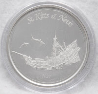 St. Kitts & Nevis EC8 - Sunken Ship - 2 Dollar 2021*...
