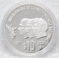 Runde Münze mit geprägtem Portraitprofil-Motiv, Brilliant Uncirculated, feine Oberflächenstruktur.