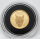 Rückseite der spanischen 15 Cent Goldmünze 2022 Iberischer Luchs mit dem Nominal und dem Münzzeichen der Real Casa de la Moneda.