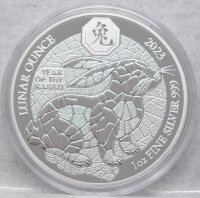 Runde Münze mit geprägtem Portraitprofil-Motiv,...