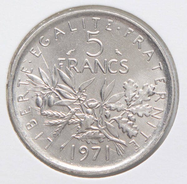 Frankreich 5 Francs 1971*