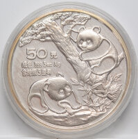 China 50 Yuan 1990 - 5 Unzen Silber Panda*