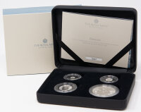 Großbritannien Reverse Frosted Proof Britannia Set - King Charles III.*