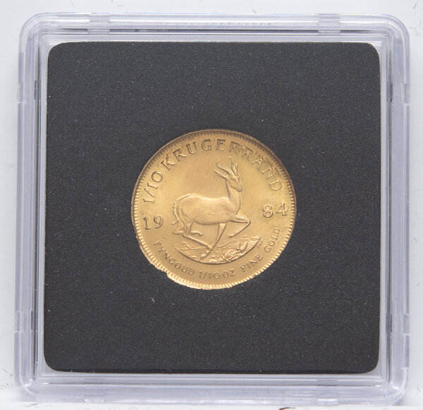 Südafrika Krügerrand 1984 - 1/10 Unze Gold ST