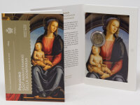 Runde Münze mit geprägtem Portraitprofil-Motiv,...