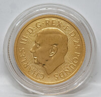 Großbritannien 25 Pfund 2023 - Tudor Beasts #3 - Bull of Clarence 1/4 oz. Gold