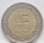 Runde Münze mit geprägtem Portraitprofil-Motiv, Brilliant Uncirculated, feine Oberflächenstruktur.