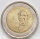 Runde Münze mit geprägtem Portraitprofil-Motiv, Brilliant Uncirculated, feine Oberflächenstruktur.