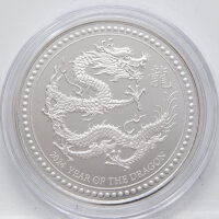 Samoa 2 Tala 2024 - Year of the Dragon - 1 Unze Silber prooflike