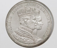 Preussen Krönungs Thaler 1861 - Wilhelm I.und Augusta*