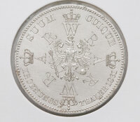 Preussen Krönungs Thaler 1861 - Wilhelm I.und Augusta*