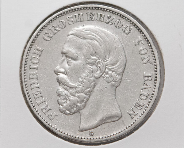 Deutsches Reich 5 Mark 1901 - Friedrich Großherzog von Baden*