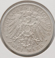 Die Vorderseite präsentiert das nach rechts gewendete Porträt von König Wilhelm II. von Württemberg. Die umlaufende Inschrift lautet WILHELM II KOENIG VON WUERTTEMBERG. Unter dem Halsabschnitt ist das Münzzeichen F der Prägestätte Stuttgart deutlich sichtbar. Das Bildnis zeigt den König mit vollem Barthaar in klassischer Prägequalität.