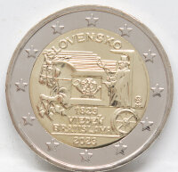 Runde Münze mit geprägtem Portraitprofil-Motiv,...