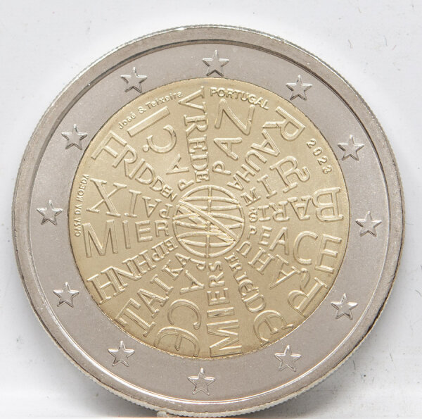 Runde Münze mit geprägtem Portraitprofil-Motiv, Brilliant Uncirculated, feine Oberflächenstruktur.