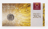 Runde Münze mit geprägtem Portraitprofil-Motiv, Brilliant Uncirculated, feine Oberflächenstruktur.