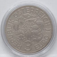 Österreich 3 Euro 2024 - Meereswelten - Serie #6 - Malvenfarbiger Stinger