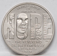 Runde Münze mit geprägtem Portraitprofil-Motiv,...