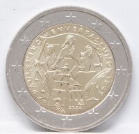 Runde Münze mit geprägtem Portraitprofil-Motiv,...