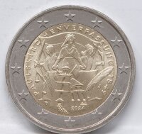 Runde Münze mit geprägtem Portraitprofil-Motiv,...