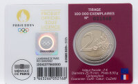 Frankreich 2 Euro 2024 - Olympische Spiele Paris 2024 BU - violett