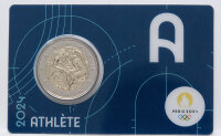 Frankreich 2 Euro 2024 - Olympische Spiele Paris 2024 BU komplett Set