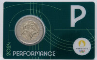 Frankreich 2 Euro 2024 - Olympische Spiele Paris 2024 BU komplett Set