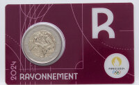 Frankreich 2 Euro 2024 - Olympische Spiele Paris 2024 BU komplett Set