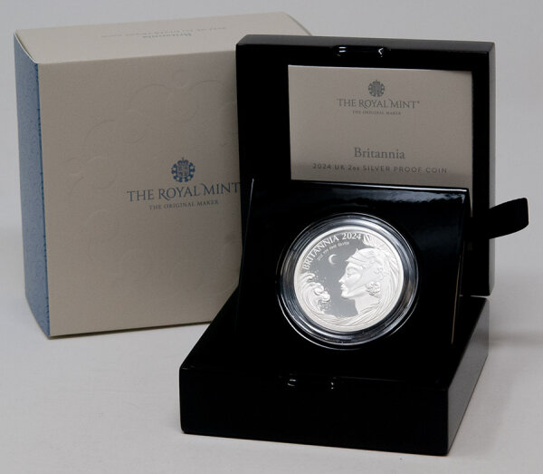 Großbritannien 5 Pfund 2024 - Britannia* 2 oz.PP