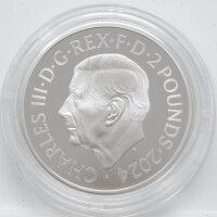 Großbritannien 2 Pfund 2024 - Britannia - 1 oz.PP